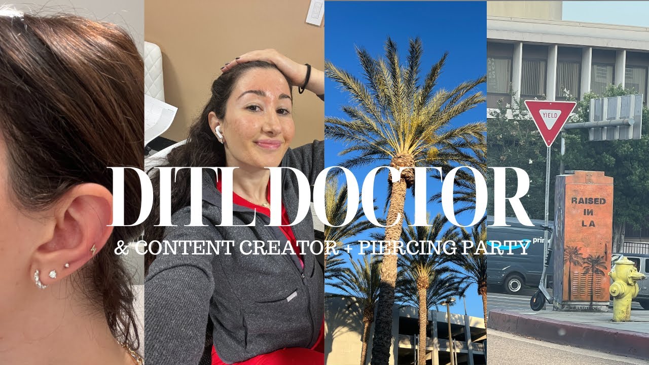 DITL Resident Doctor & Content Creator: Piercing Party !