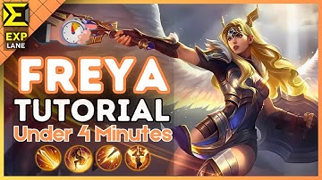 4-Minute Freya Tutorial in EXP Lane || (MLBB S35) 2025