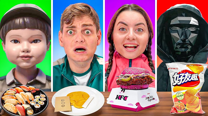 MANGIAMO SOLO CIBO DI SQUID GAME 3 NELLA VITA REALE CON I NOSTRI AMICI CHALLENGE!