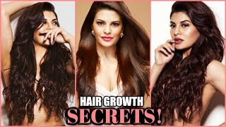 JACQUELINE FERNANDEZ HAIR GROWTH SECRETS│BOLLYWOOD ACTRESS DIY'S & TIPS FOR LONG THICK HAIR AT HOME!