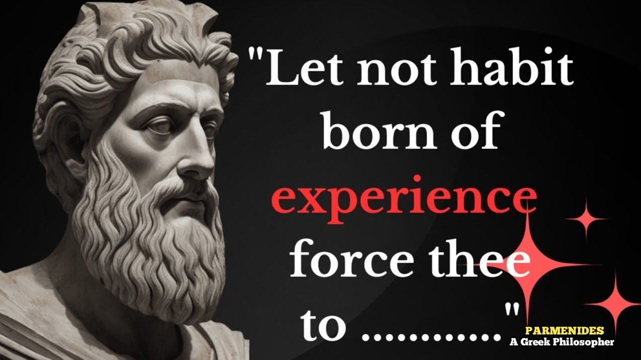 ️ Unleash Your Inner Titan: 10 Parmenides Quotes to Ignite the Fire ...