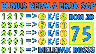 PREDIKSI SGP 10 JULI 2025 | BOCORAN TOGEL SINGAPURA HARI INI | RUMUS KEPALA EKOR SGP JITU