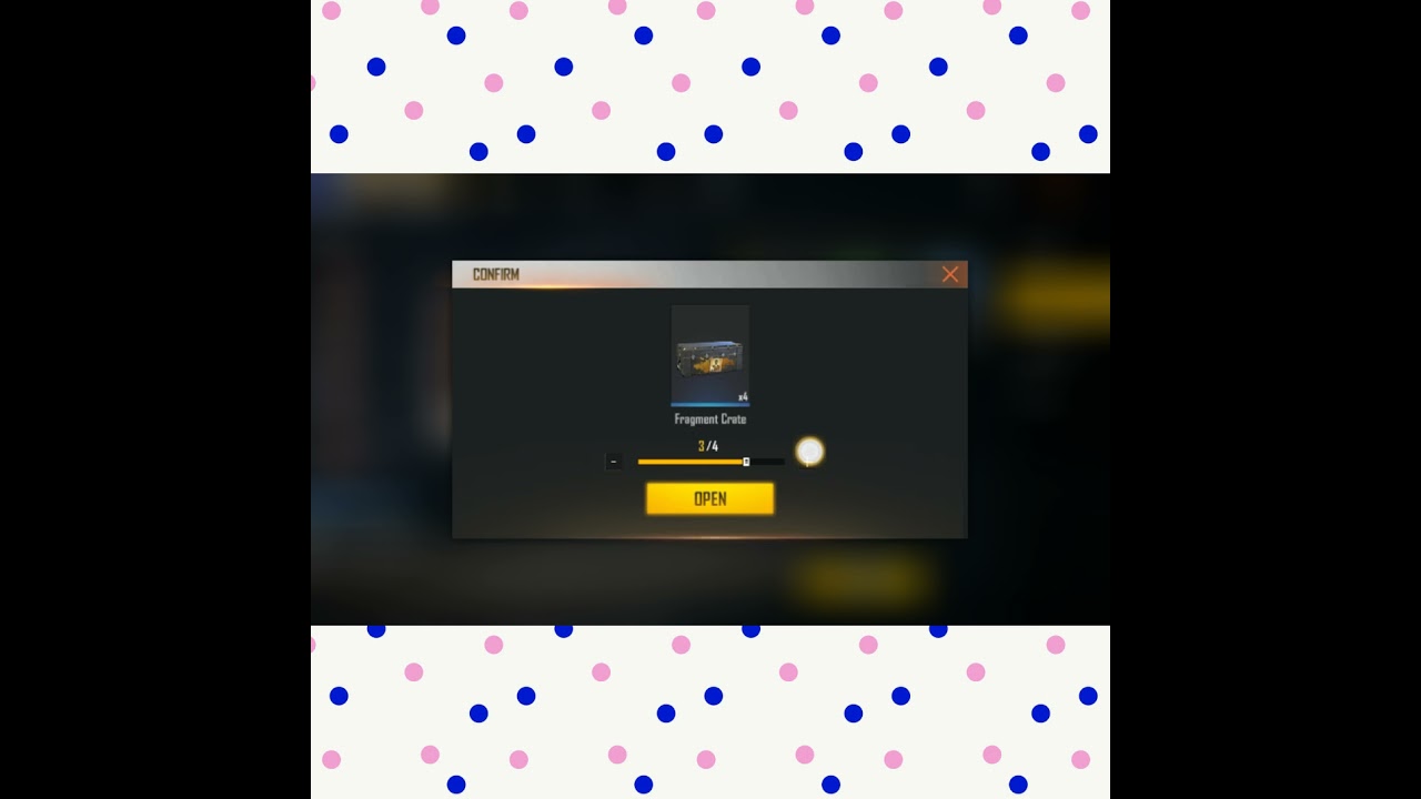 Free fire crates open