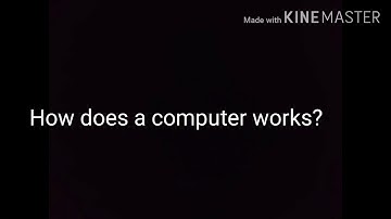How Does A Computer Works? (Revision) by Rubab Rizvi