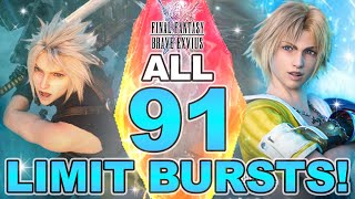 Every Final Fantasy CG Limit Burst! Final Fantasy Brave Exvius