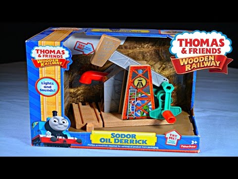 SODOR OIL DERRICK 2015 Thomas And Friends Destination Wooden Railway Toy Train Review