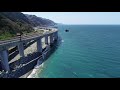 糸魚川ユネスコ世界ジオパーク　空から見る天下の険　親不知（4K）　Itoigawa UNESCO Global Geopark - Flying Over Oyashirazu Cliffs (4K)