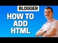 How To Add HTML Code In Blogger