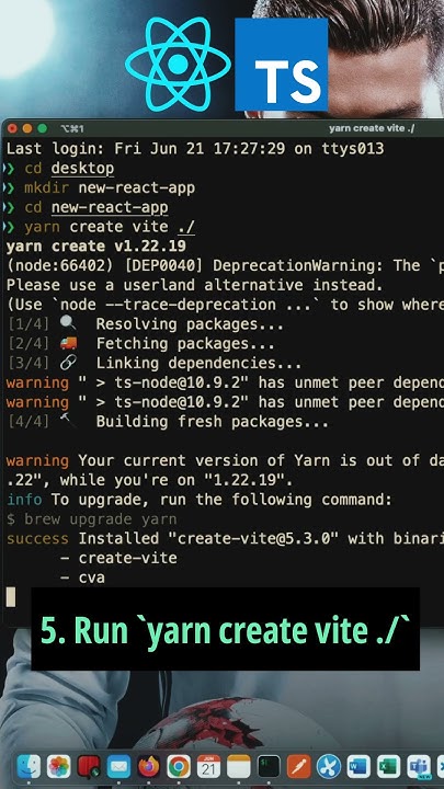 React + Typescript setup 😮💨🔥 #shorts #react #typescript - YouTube