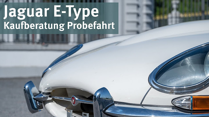 Jaguar E-Type Kaufberatung Probefahrt