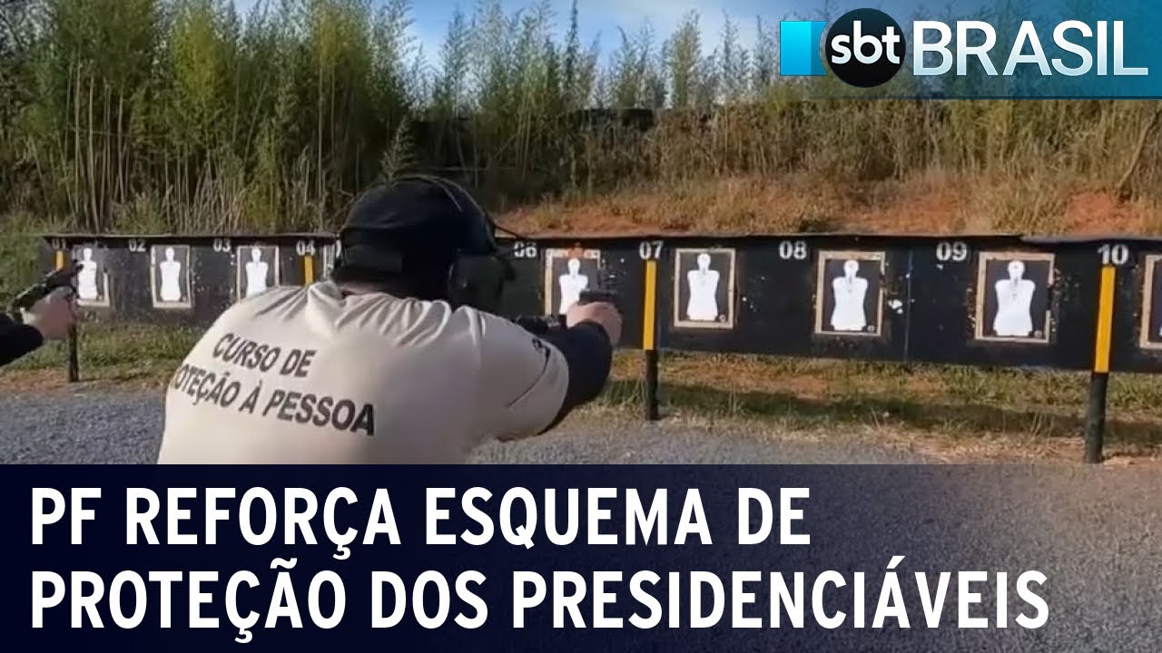 PF reforça esquema de proteção dos presidenciáveis | SBT Brasil (18/08/22)