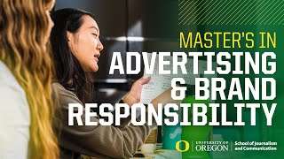Make a Difference with a Master's in Advertising and Brand Responsibility