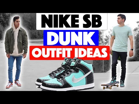 men outfits with nike dunks