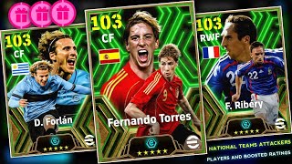 National Teams Attackers Pack In eFootball 2024 Mobile | Players Boosted Ratings 🔥#gamingtv1506