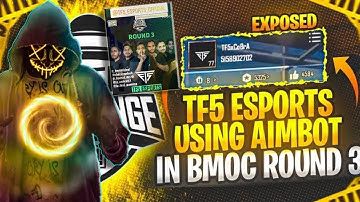 IOSZERO WINIOS ZERO || IS TF5 ESPORTS USING AIMBOT ? IN BMOC ROUND 3 EXPOSED | BGMI ANTI CHEAT APP