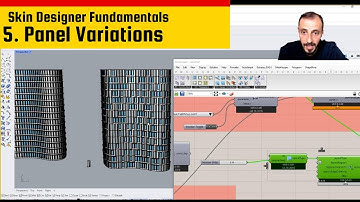 5- Mixing Panel Types for Dynamic Facades 🔄 #panelmixing #facadedesign #grasshopper3d #rhino3d