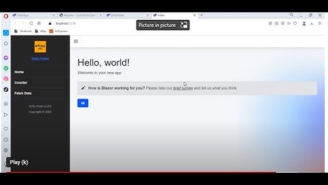 HotelApp In Yoruba Using Blazor WebAssembly Part 8 Change the styling of the MainLayout
