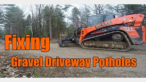 How To Fix Annoying Potholes In a Gravel Driveway