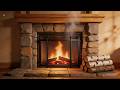 2 Hours Fireplace Ambience 🔥| Relaxing Fire Sounds for Sleep & Study
