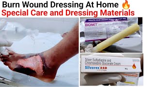 BURN WOUND DRESSING | जले घाव कि पट्टी | Dressing at home | 3 easy steps | Diet and care at home  | screenshot 3