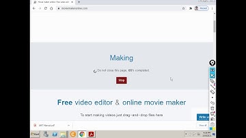 Creating movie with onlinemoviemaker com AMT Practical NO 4