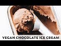 (Healthier) Vegan Chocolate Ice Cream