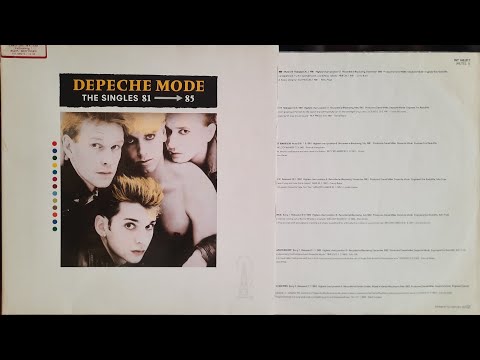 Depeche Mode. The Singles 81 - 85. Lp1985. Side A