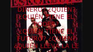 Video thumbnail of "ESKORBUTO-MUCHA POLICIA POCA DIVERSION.wmv"