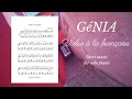 Gnia  valse  la franaise solo piano with musical score