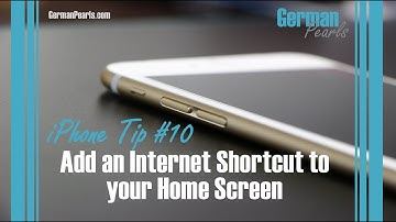 iPhone Tip #10 - Add an Internet Shortcut to Your Home Screen