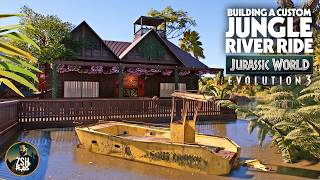 Building a Jungle River Ride in Jurassic World Evolution 3!