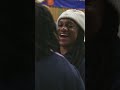 Tremaine Edmunds surprises participants at The Huddle Project #nfl #uk #shorts #nike