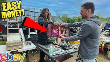 I Went to The BIGGEST Flea Market in New England! Searching for Hidden Gems to Sell Online!