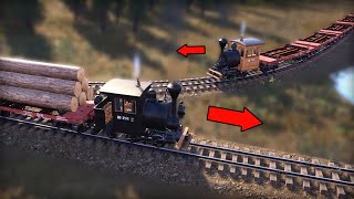 Running Multiple Trains with No Drivers to Fully Stock the Sawmill in Railroads Online!