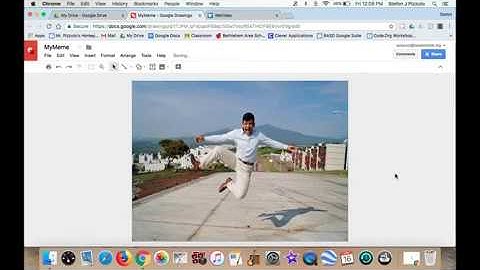 Meme Creation Using Google Drawings