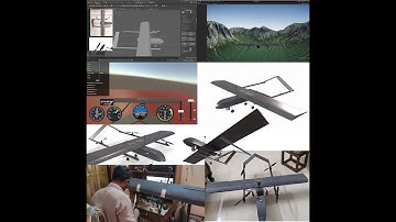 Design & Simulation Research & Development Of Unmanned Aircraft System (UAS) |  Home made drone |3d