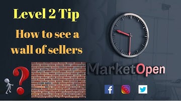 Day Trading Market Open - Quick Tip on how to use level 2