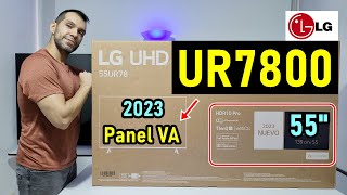 LG UR7800 Smart TV 4K Panel VA: РАСПАКОВКА И ПОЛНЫЙ ОБЗОР