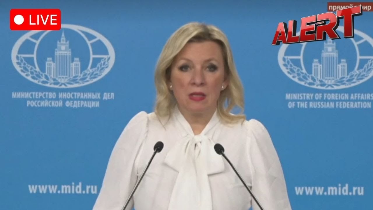 Live: Russian FM Spokeswoman Maria Zakharova Holds Weekly Briefing In Moscow | Ukraine War | NATO