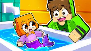 Thumbnail for CADRES ADOTOU uma SEREIA no Minecraft! 🧜♀️💙