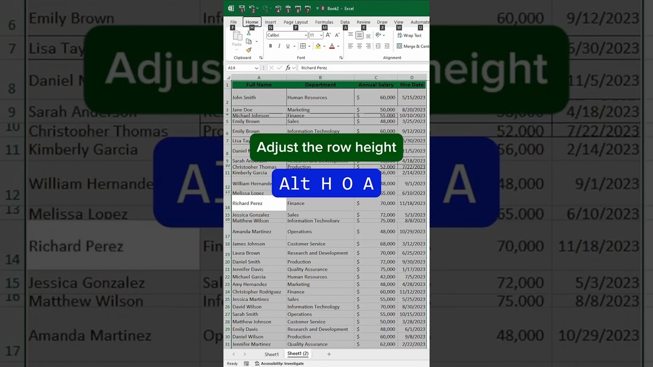 Stop Adjust data Manually Excel Tips || Sir Jabir Tesla Computer Institute