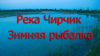 зимняя рыбалка на реке Чирчик Узбекистан.