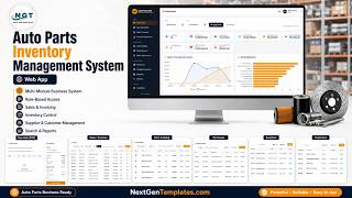 Auto Parts Inventory Management System Web App