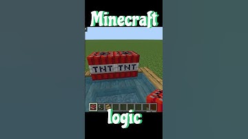 Mine craft logic part 13 #minecraft #shorts #logic #hack