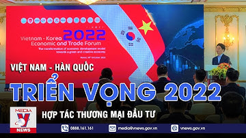 Hợp tác thương mại đầu tư Việt Nam - Hàn Quốc: Triển vọng 2022 - Tin thế giới - VNEWS