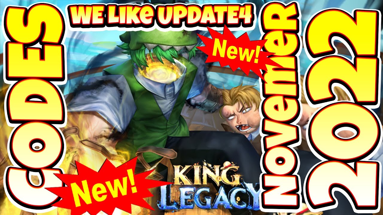 NEW CODES [UPDATE 4☀️⚫️] King Legacy By Venture Lagoons, Roblox GAME, ALL  SECRET CODES, ALL WORKING 