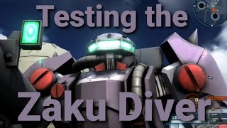 Gundam Battle Operation 2: Testing the Zaku Diver!