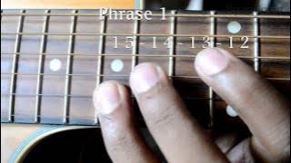 2 Minutes//Sweet Child O Mine intro//Very Easy Tutorial//Picking Technique