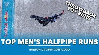 Best Men’s Halfpipe Runs 2016-2020 | Burton US Open 90+ Runs