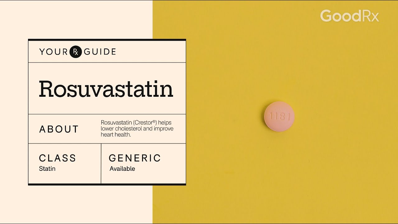 Rosuvastatin (Crestor) for Cholesterol: How It Works, How to Take It, and Side Effects | GoodRx